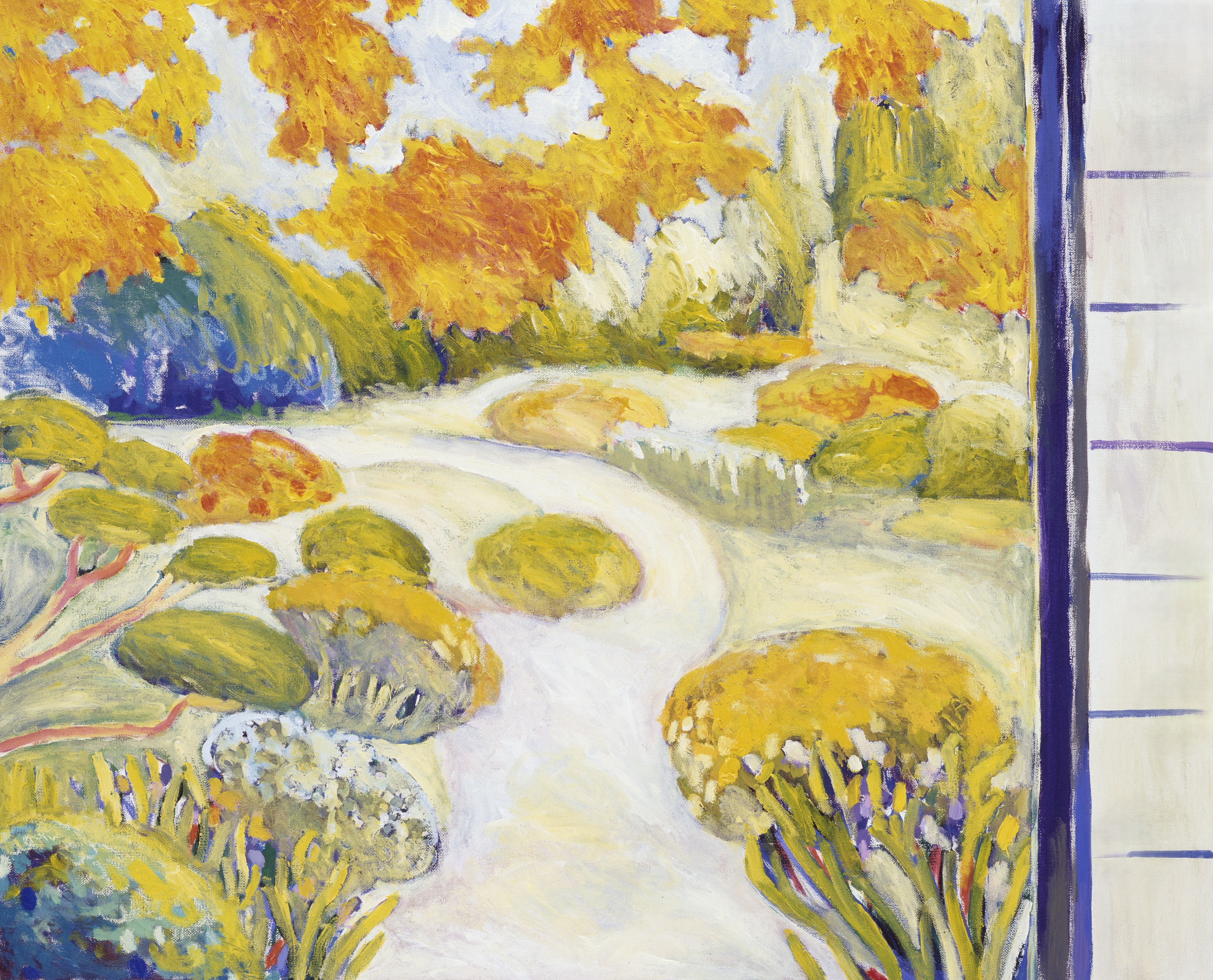 Japanese Garden with Shoji Screen